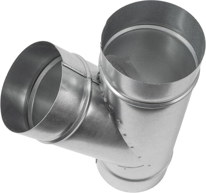 45° Degree Ø4 x 4 x 4 Inch Wye-Shape Duct Splitter - Image 9