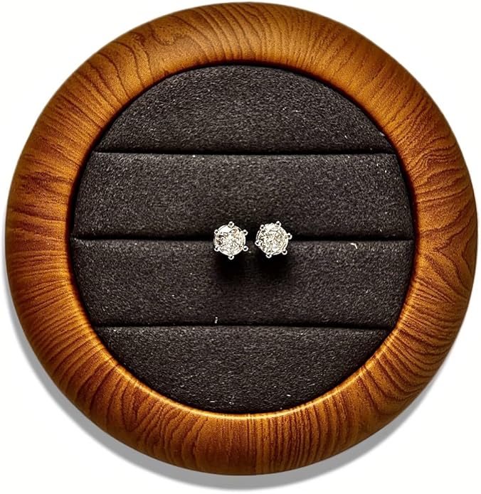 Stunning 3-piece Moissanite Jewelry Set - Necklace, Ring & Earrings | Elegant Wedding Jewelry Sets for Brides | Perfect Moissanite Earrings & Necklace | Timeless Bride Earrings & Wedding Earrings for Brides