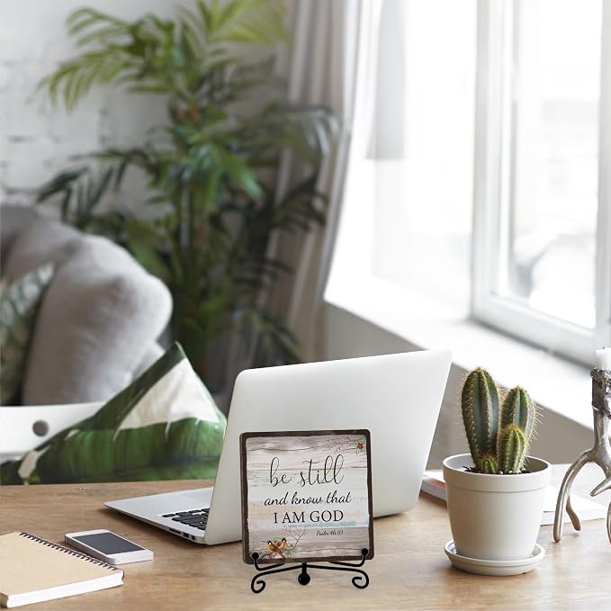 Home Decor, Farmhouse Be Still And Know That I Am God Shelf Decor - Image 5
