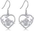 Sloth Earrings 925 Sterling Silver Animal Sloth Jewelry Gifts for Women