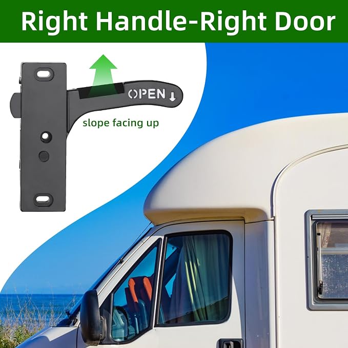 RV Screen Door Latch, Camper Screen Door Latch Handle Replacement Kit - Image 6