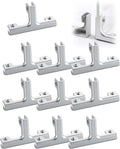 Aluminum Alloy Tile and Glass Clamp Bracket Fixed Corner Clip Positioning | L I by Unknown
