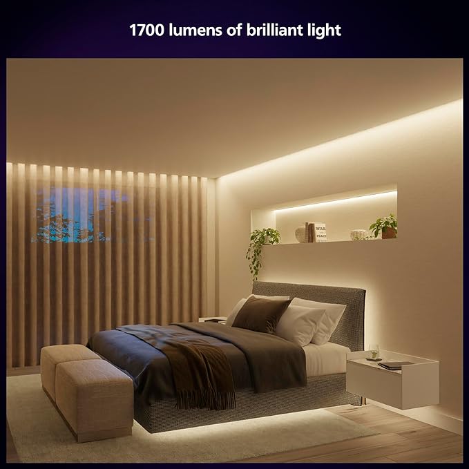PHILIPS Hue Indoor 10 Ft Smart RGBWW LED Solo Lightstrip Base Kit, 1 Pack - Image 3