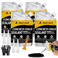 Asphalt Crack Filler Black, 4 Packs Self-Leveling Driveway Crack Filler by AutoselHomeSolutions