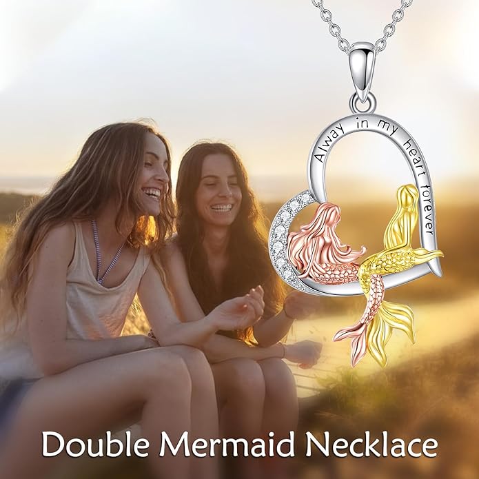TIGER RIDER Ocean Necklace Sterling Silver Starfish Pendant Necklace Cubic Zirconia Starfish Jewelry Birthday Gifts for Women Ocean Lovers