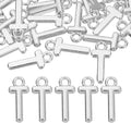 uxcell Letter Charm, Alloy Letter Initial Alphabet Charm for DIY Crafts Jewelry Making Bracelet Earrings Necklace