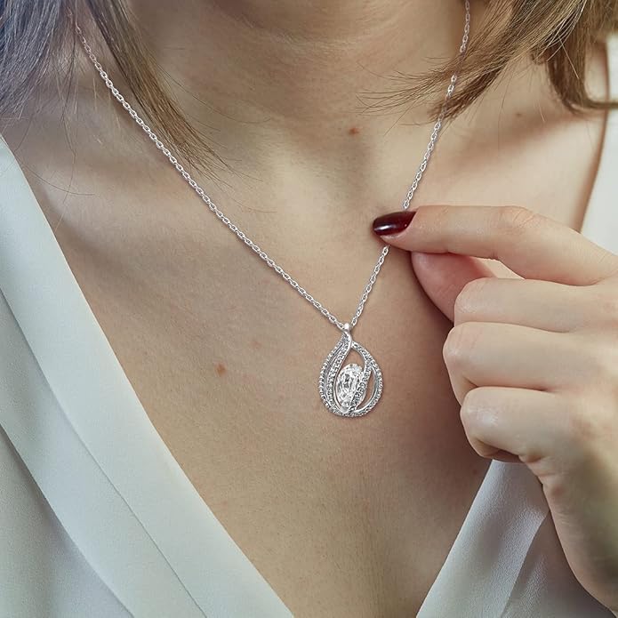 TRYNDI To My Daughter Necklace from Dad - Christmas Gifts for Daughter, Granddaughter, Daughter-In-Law, Women's Jewelry Gifts for Women Birthday, Valentine's Day, Mother's Day