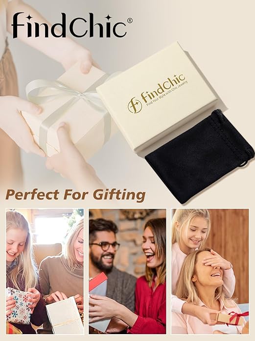 FindChic Custom Ankle Bracelets for Women, Stainless Steel Figaro/Cuban/Wheat/Rope/Herringbone Chain Anklets, Beach Foot Jewelry 8.5''-10.5'' Adjustable & Waterproof, with Gift Box