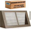 Honeydak 1 Pack Baseboard Register Vent Covers 14" x 6" Duct Opening by Honeydak
