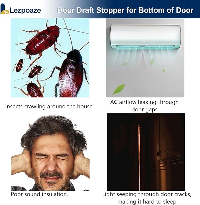 Door Draft Stopper for Bottom of Door - Image 7