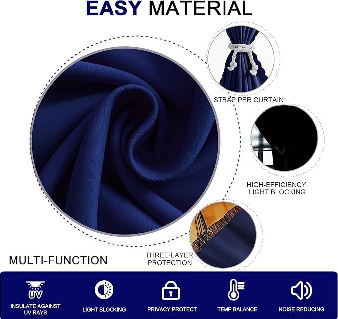 Self Adhesive Curtains, No Drilling Rodless Design - Image 5
