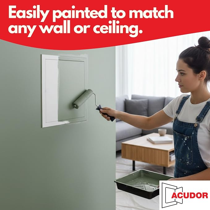 Acudor Hinged Access Panel for Drywall, PA-3000 Plastic 12 x 12 Inch - Image 8