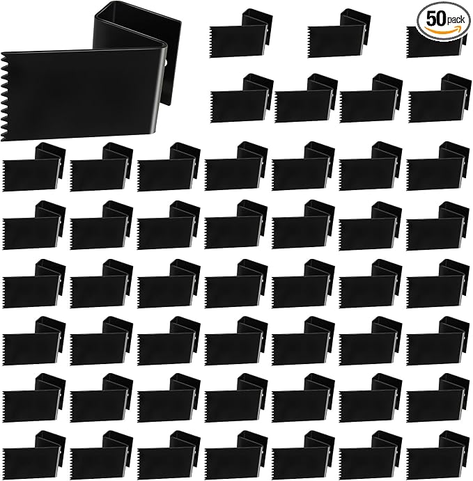 50Pcs Hurricane Window Clips for Plywood | Hurricane Clips Fit 1/2 Inch Thick by AOKLIT