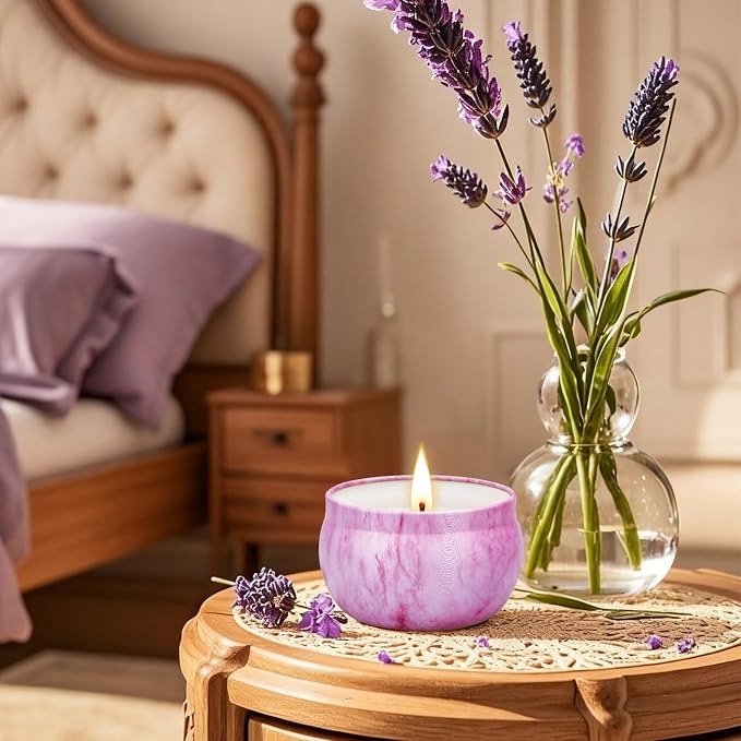 Aromatherapy Candle Gift Set for Women, 16 Pack Fruity Floral Soy Wax Candles - Image 7