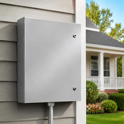 Electrical Junction Box 28x20x10, NEMA 4X IP66 Steel Enclosure Box | 1.5mm steel - Image 8