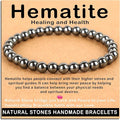 AD Beads Handmade Gemstone Stretch Elastic Bracelet Crystal Healing Reiki Nature's Beauty and Spiritual Essence Unisex