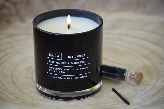 Lulu Candles | Palo Santo | Luxury Scented Soy Jar Candle | Hand Poured in The - Image 5