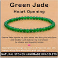 AD Beads Handmade Gemstone Stretch Elastic Bracelet Crystal Healing Reiki Nature's Beauty and Spiritual Essence Unisex