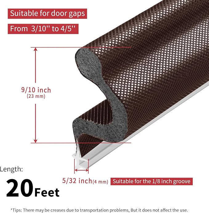 20 Feet Kerf Door Weather Stripping Door Seal - Image 5