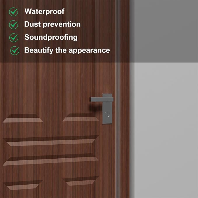 Weather Stripping Door Seal, 20 Ft Shower Door Seal, 2 in | Flexible door sweep - Image 6