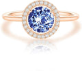 PAVOI 14K Gold Plated Crystal Birthstone Rings | Rings For Women