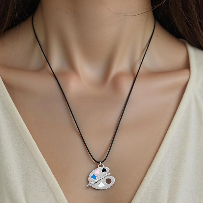 Snake Butterfly Necklace for Women Y2k Irregular Round Bead Pendant Women's Jewelry