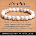 AD Beads Handmade Gemstone Stretch Elastic Bracelet Crystal Healing Reiki Nature's Beauty and Spiritual Essence Unisex