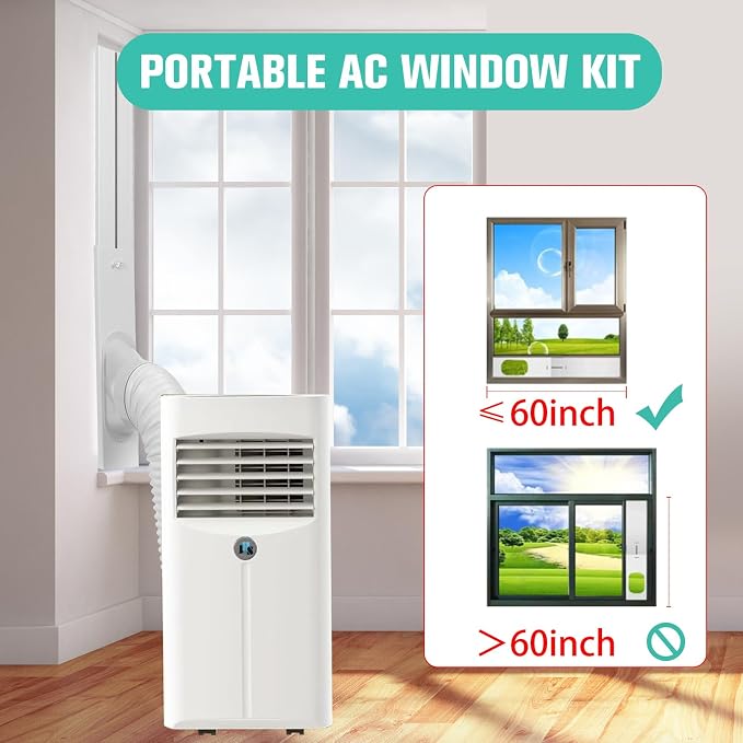Portable Air Conditioner Window Vent Kit - Image 5