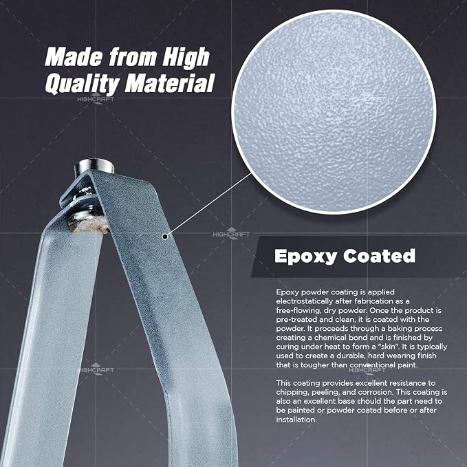 Highcraft ITSO-FQ114-10 Swivel Loop Pipe Hanger, Epoxy Coated Steel, 1-1/4 in. - Image 6