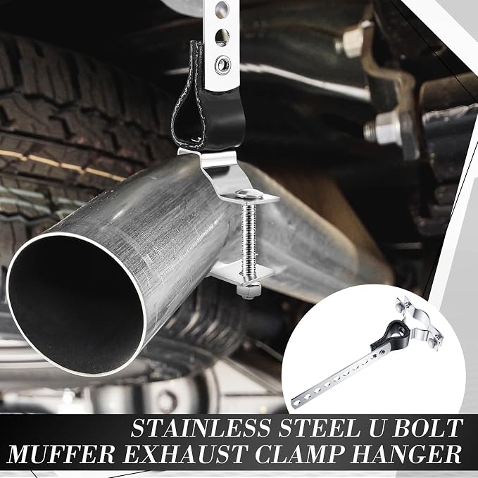 Geetery 4 Pcs Universal Exhaust Hangers Muffler Hanger, Rv Style, Heavy Duty - Image 6