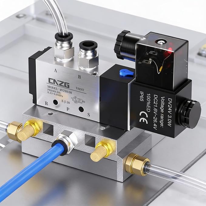 1/4 Push to Connect Fittings npt Thread to 1/2 Air Line Quick | Pneumatic - Image 4