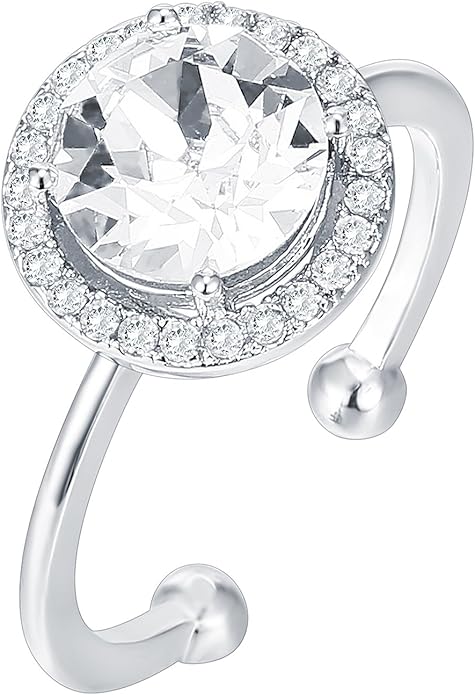 PAVOI 14K Gold Plated Crystal Birthstone Rings | Rings For Women