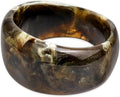 Chunky Resin Wide Bangle Bracelets for Women, Trendy Statement Minimalist Acrylic Bracelet Prom Holiday Jewelry Gift