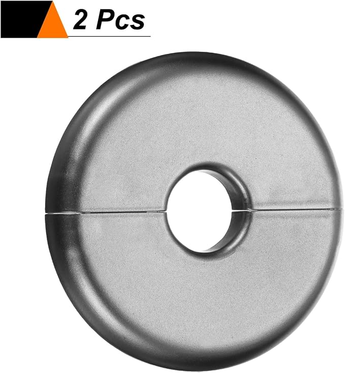 HARFINGTON 2pcs Wall Split Flange 17mm/0.7" Self-Adhesive Plumbing Cover Plates - Image 3