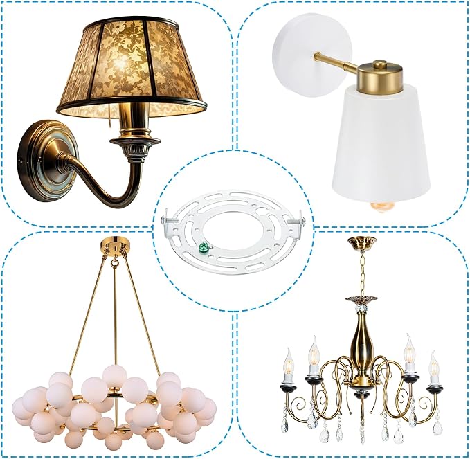 PATIKIL 105mm Universal Light Fixture Mounting Bracket Kit, Light Crossbar - Image 7