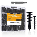 140PCs #8 Self Drilling Drywall Anchors, Heavy Duty Dry Wall Anchors and Flat by KURUI