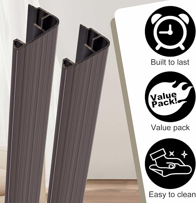 Pangda 2 Pcs 72 L Fixed Vinyl Sill Cap 1-5/32 Inches High Exterior Door - Image 3