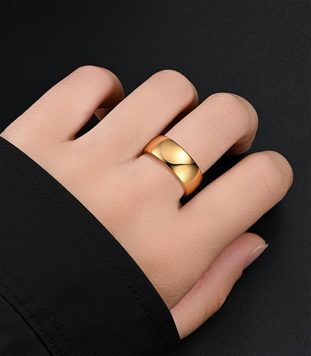 King Ring Tungsten 4/6/8mm Rings – Super Polished Finish Tungsten Bands – Designed in USA