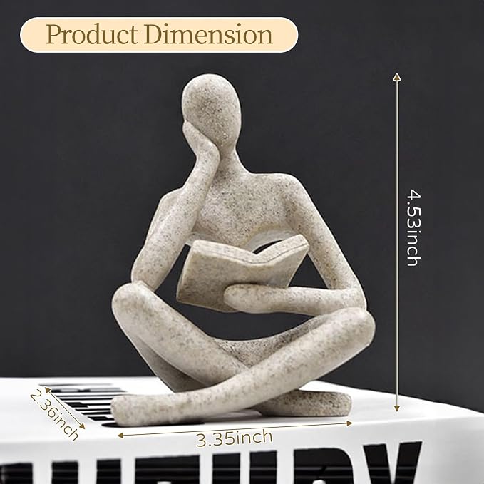 UTTCMK Abstract Art Thinker Statue - Image 2