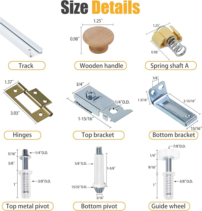 Bifold Closet Door Hardware Kit - Image 2