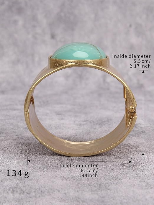 Gold Cuff Bracelet for Women Silver Beaded Bracelets Open Bangle Stackable Stretch Bead Bracelet Boho Jewelry Gifts for Wife Couple
