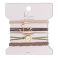 K'lani Hair Tie Bracelets for Women - Elastic Hair Bands That Double as Stylish Jewelry - Climb - Medium