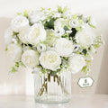 8 Packs Peonies Artificial Flowers by MARTINEMALL