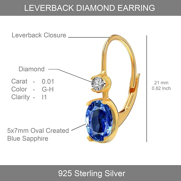 LeCalla 925 Sterling Silver Leverback Drop Earrings Lightweight Bohemia Teardrop Drop Dangle Earring for Women