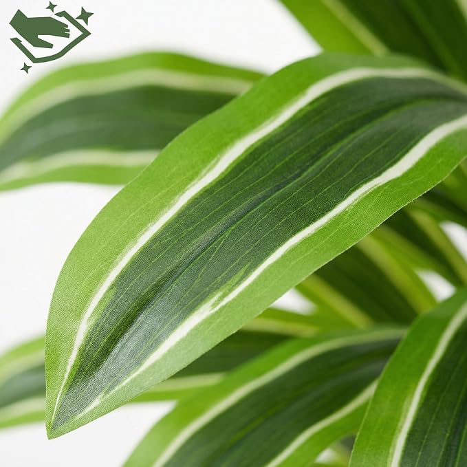 Artificial Yellow Dracaena Tree Indoor, 6FT Tall Fake Floor Plants - Image 6