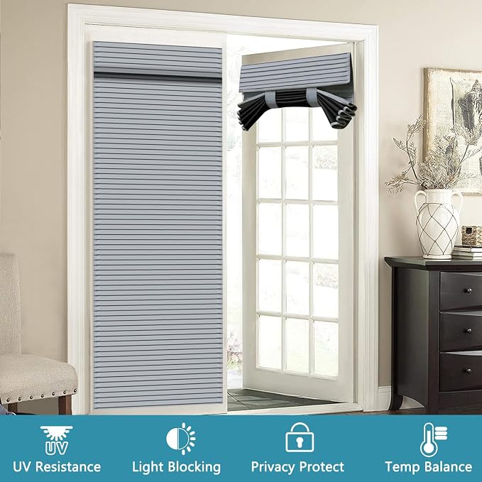 Muamar French Door Curtains, Privacy Window Curtains, 30 X 70 Inch Blackout - Image 7