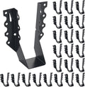 WellMade 2x6 Joist Hanger, Heavy Duty Carbon Steel Black Finish, 24 Pack Wood by WellMade