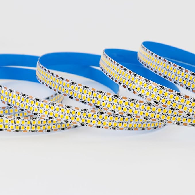 Warm White LED Strip Lights 3000K Double Row DC12V 16.4ft 2400LEDs | 2835 SMD - Image 4