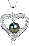 Mothers Day Gifts for Mom, Wife, Women - Tahitian Black Pearl Necklaces, Fine Jewelry for Anniversary, Birthday, Valentine's Day