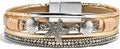 VIBILIA Boho Leather Wrap Bracelets for Women Multi-Layer Bracelets with Strong Clasp Jewelry for Women